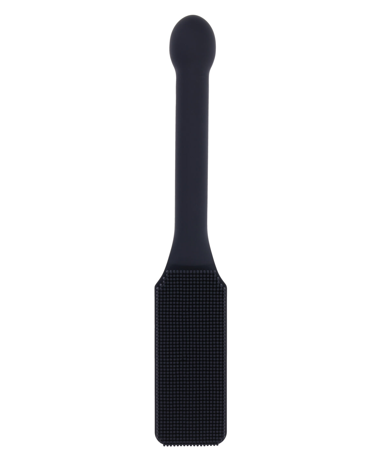 The Edge zwart siliconen paddle met naaldborstelharen voor spel