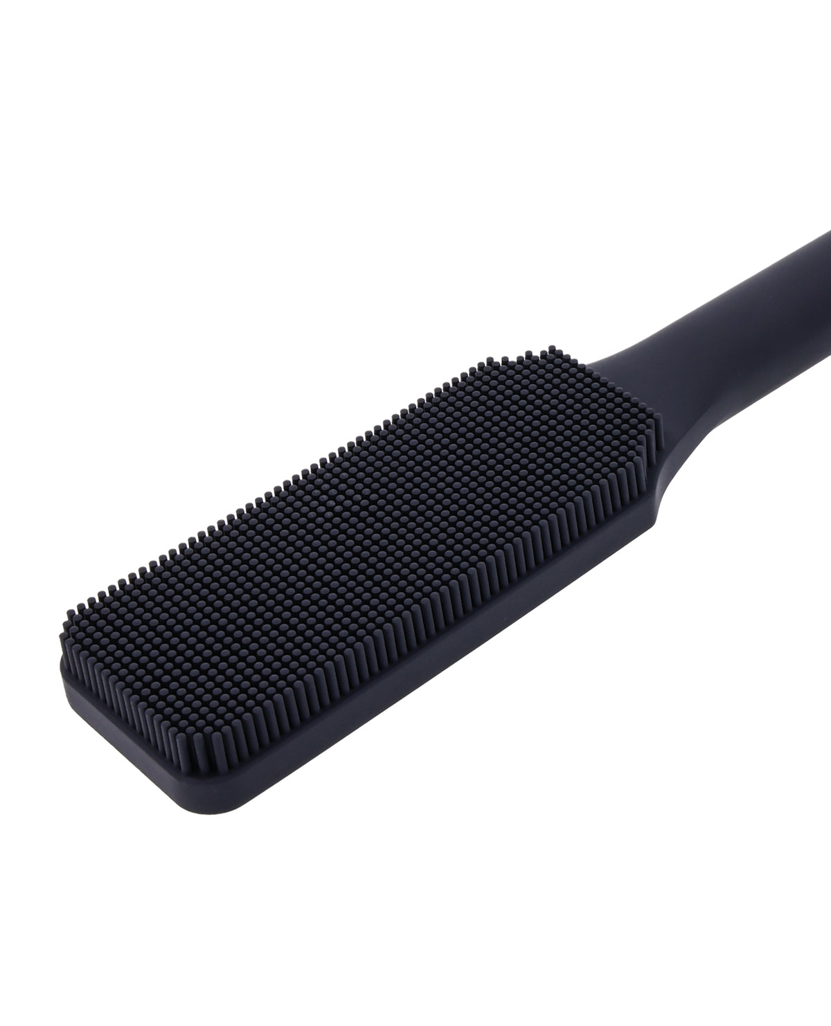The Edge zwart siliconen paddle met naaldborstelharen voor spel