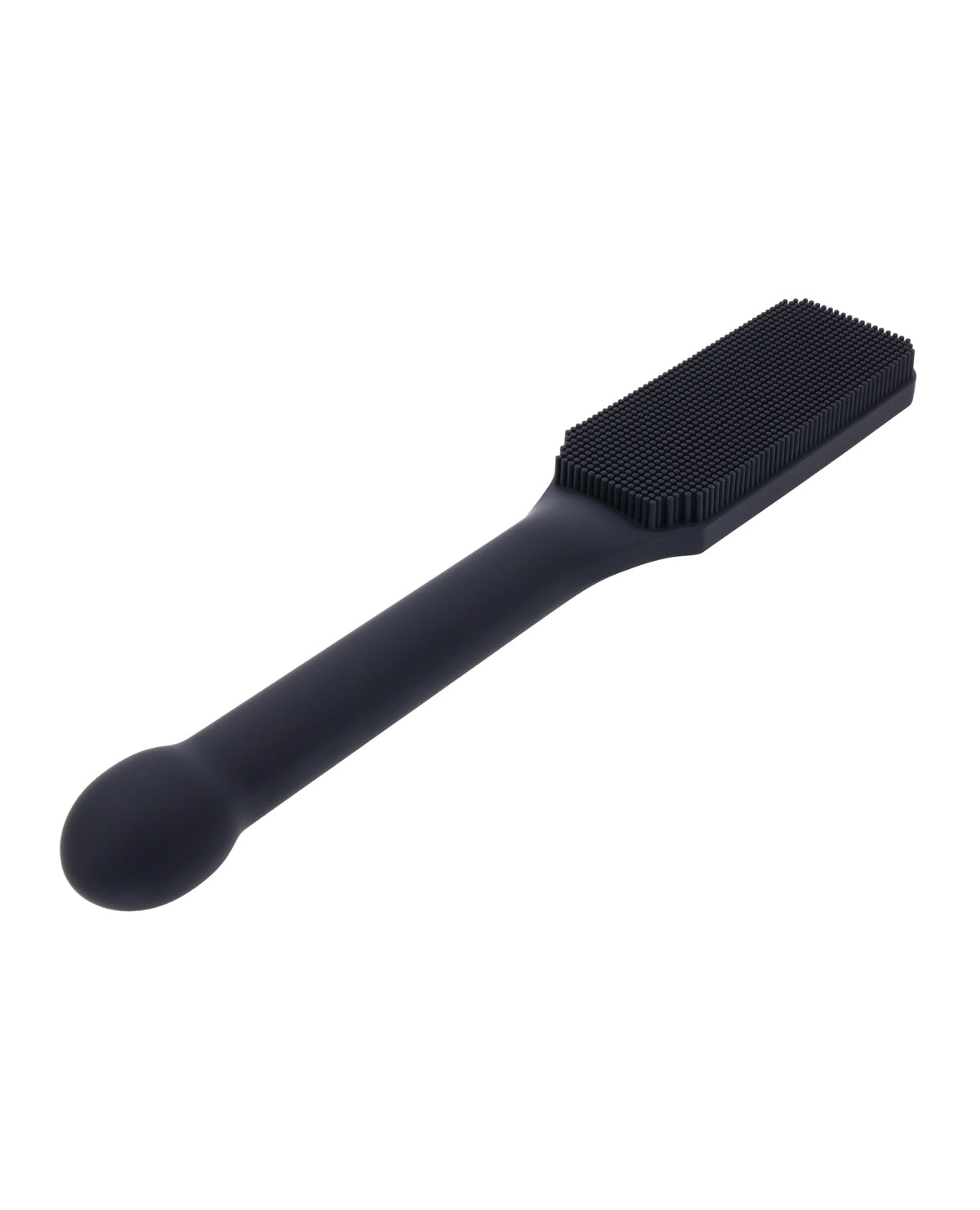 The Edge zwart siliconen paddle met naaldborstelharen voor spel