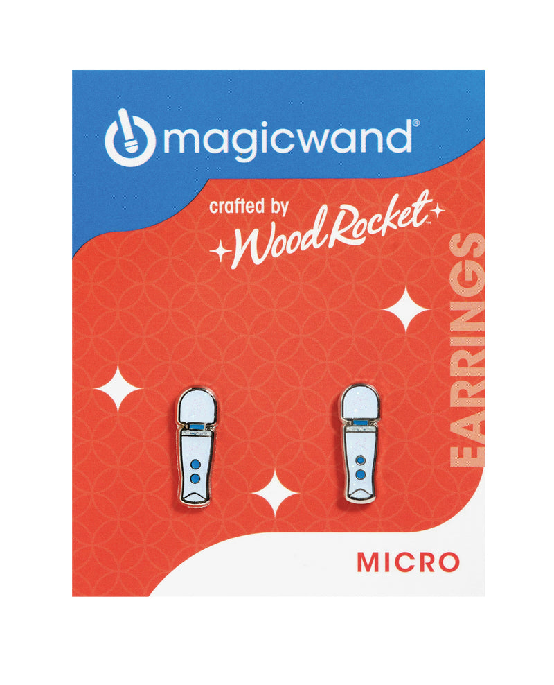 Carregar imagem no visualizador da Galeria, Brincos Mini Magic Wand de cobre com pinos de prata de lei

