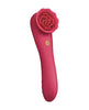 Load image into Gallery viewer, Secret Kisses Rose Quake Dual Ended Tapping Vibe Waterproof
