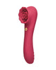 Load image into Gallery viewer, Secret Kisses Rose Quake Dual Ended Tapping Vibe Waterproof
