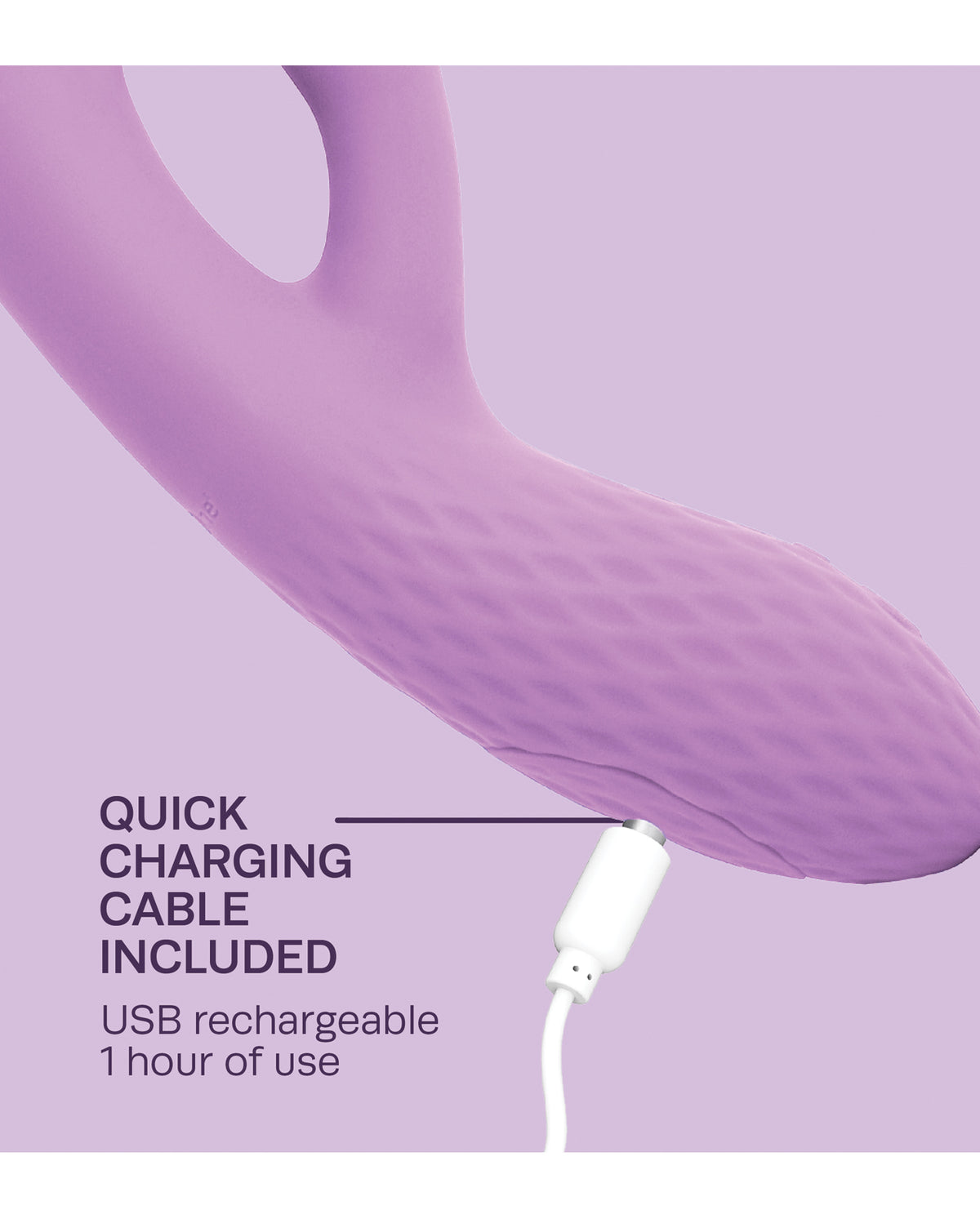 Cosmopolitan Plusone Dual Rabbit Vibrator With Deep Vibes And Massage Bead