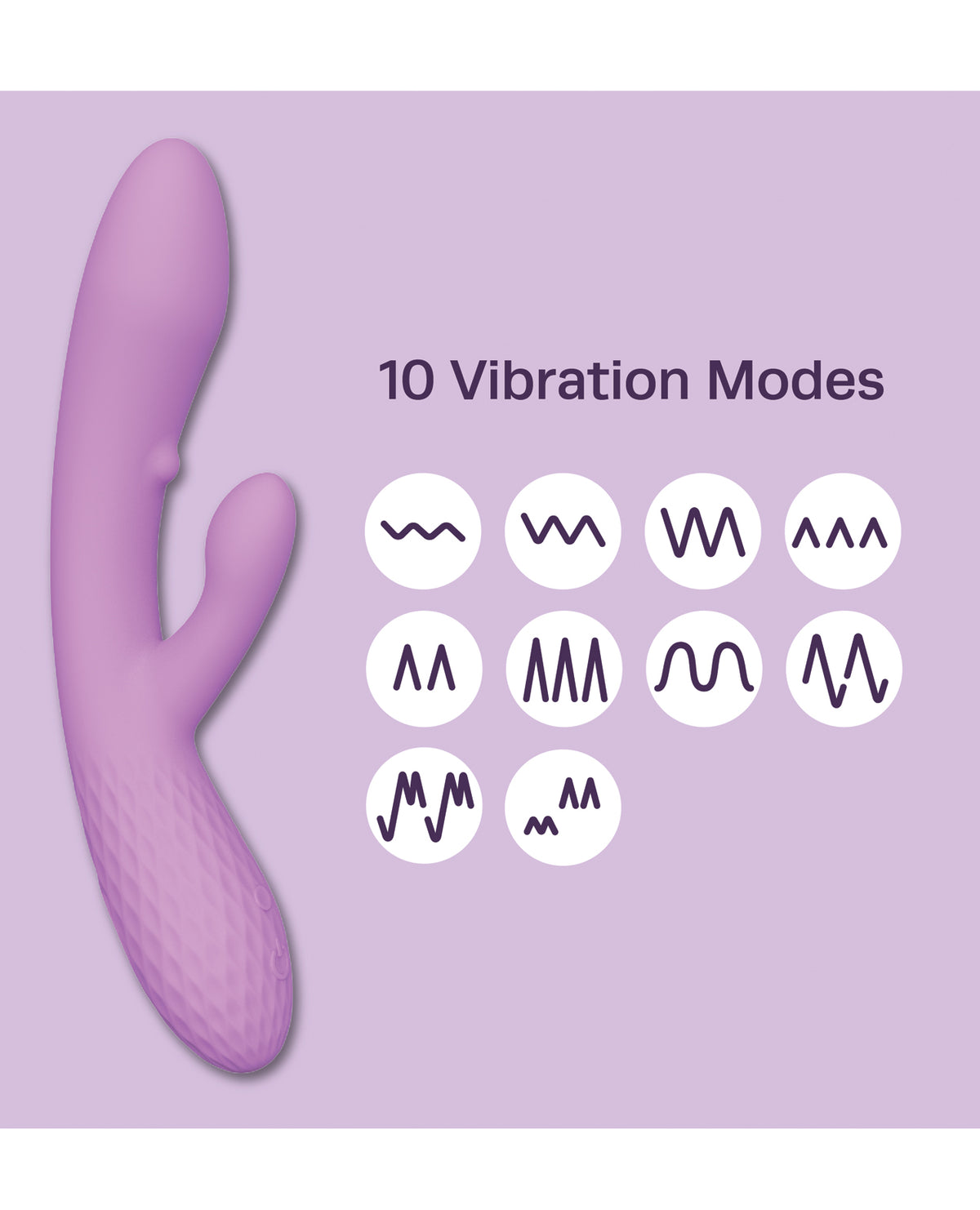 Cosmopolitan Plusone Dual Rabbit Vibrator With Deep Vibes And Massage Bead