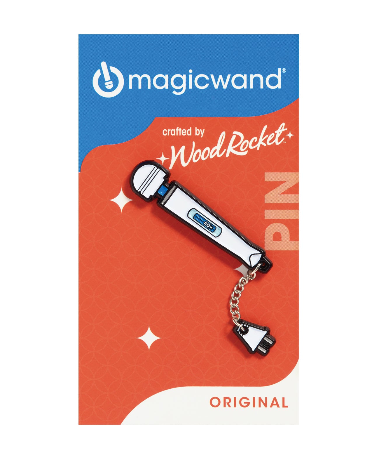 Toverstafmassager, originele stijl, met echte ketting