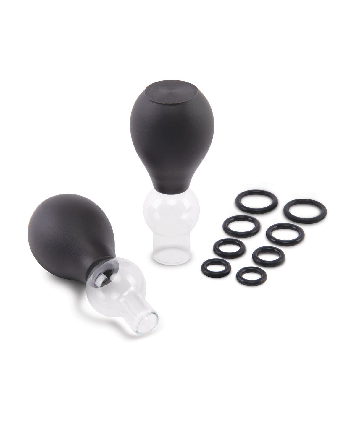 Conjunto clássico de bombas para mamilos Size Up, com bombas duplas e quatro anéis de silicone