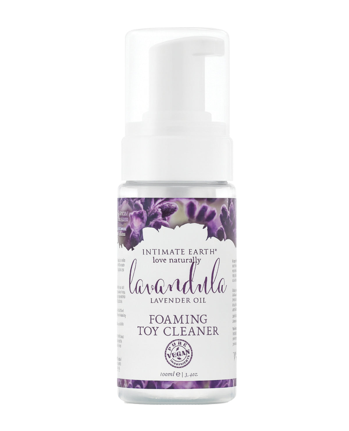 Intimate Earth Foaming Toy Cleaner With Lavender And Rosemary Natural Oils