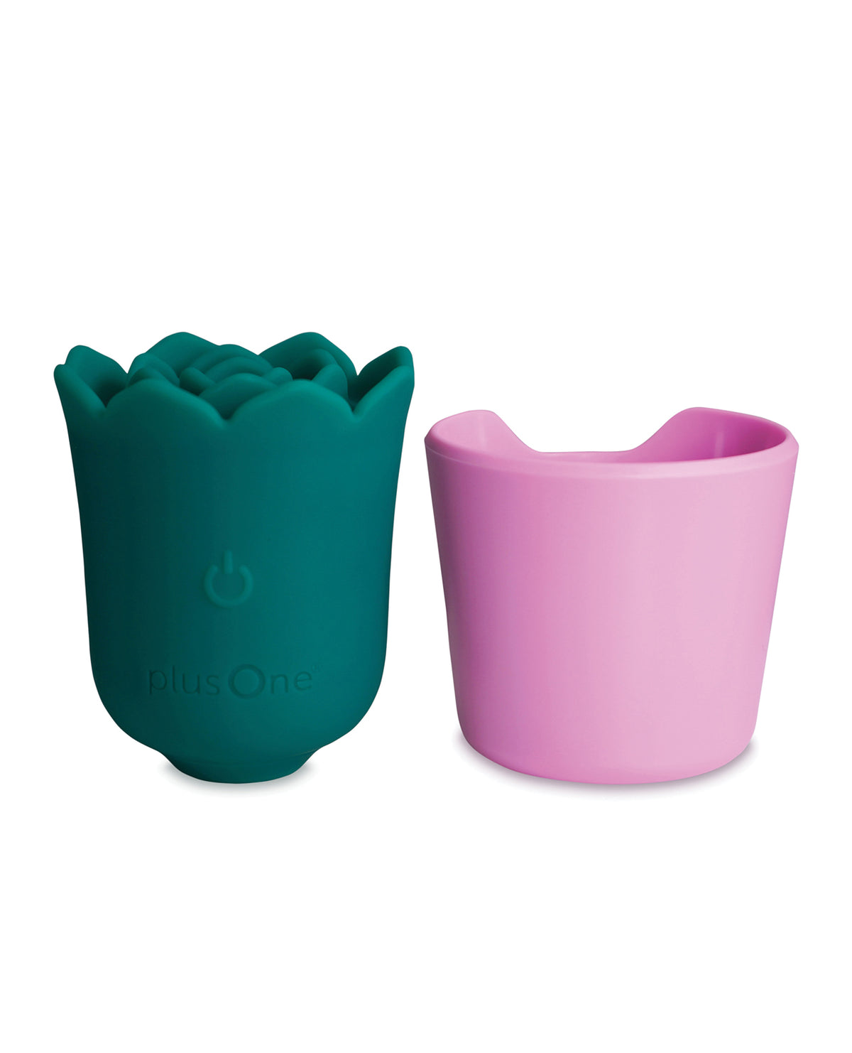 Vibrador externo PlusOne Succulent con estimulación palpitante y agarre natural