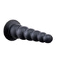 Afbeelding laden in Galerijviewer, Size Up opblaasbare geribbelde buttplug van siliconen van 7 Inch met zuignapvoet
