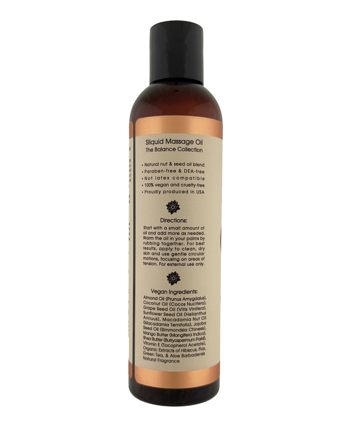 Sliquid Balance-massageolie - 8.5 oz Citrus Neroli