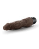 Load image into Gallery viewer, Blush Dr Skin Cock Vibe 8 Inch Realistic Clitoral Vibrating Dildo Chocolate
