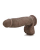 Indlæs billede i gallerifremviser, Blush Au Naturel 7 tommer Sensa Feel-dildo med dobbelt densitet, chokoladefarvet
