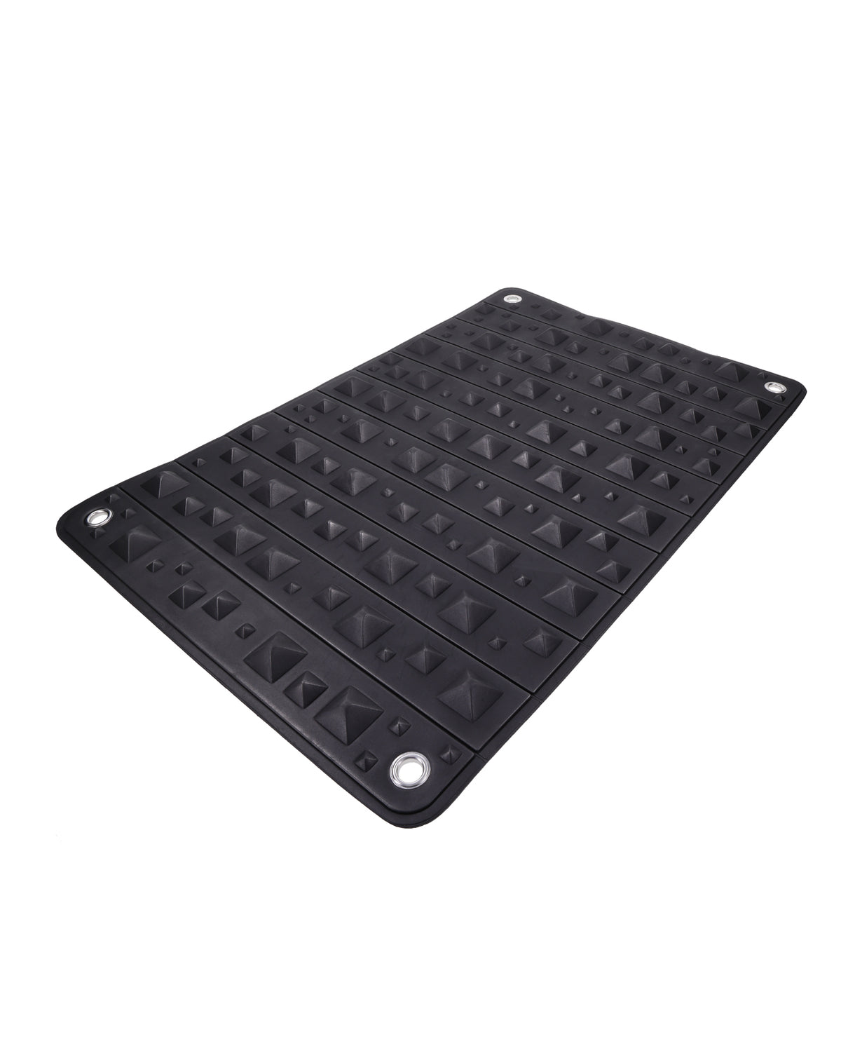 Alfombrilla de castigo Edge Spike de espuma firme con diseño de puntos de presión piramidales