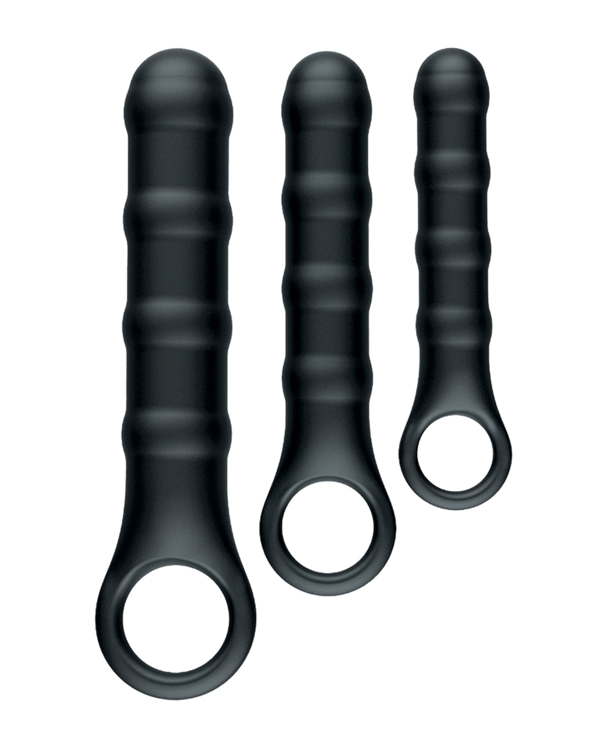 Nasstoys Ass Sation Anal Wand Training Kit Ribbed Three Piece