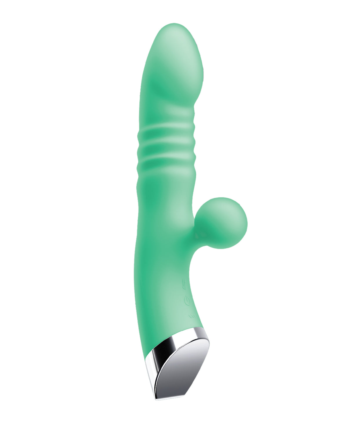 Nasstoys Intruder stuwende vibrator met getextureerde schacht, G-spot P
