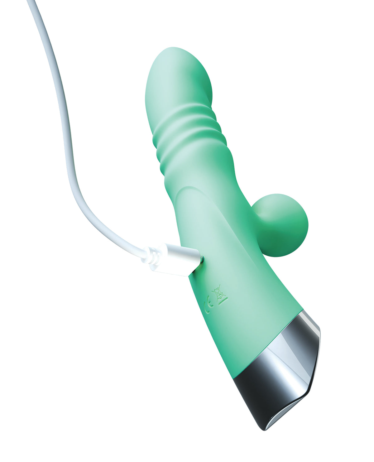 Nasstoys Intruder stuwende vibrator met getextureerde schacht, G-spot P