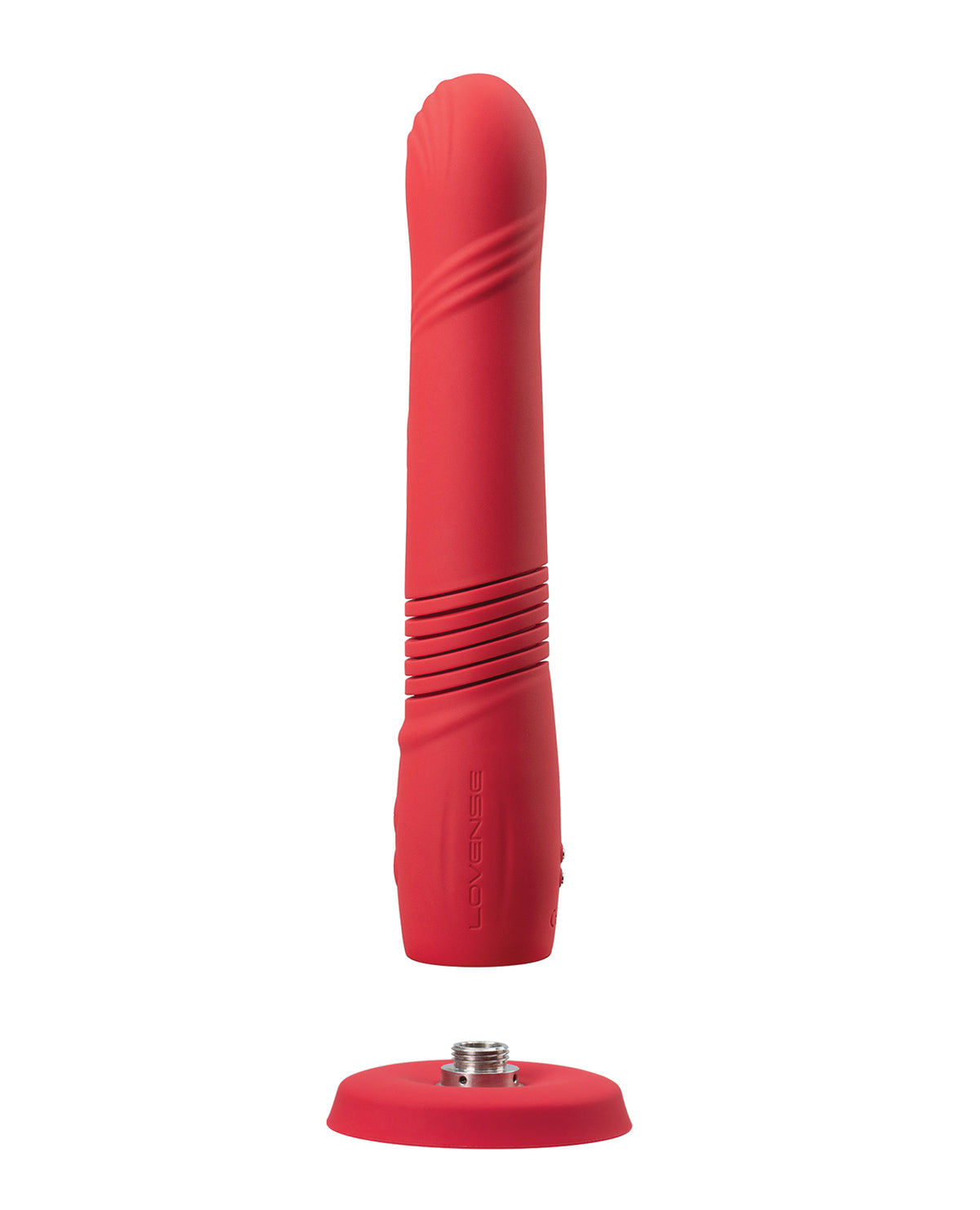 Dildo de empuje Lovense Gravity con vibración y ventosa