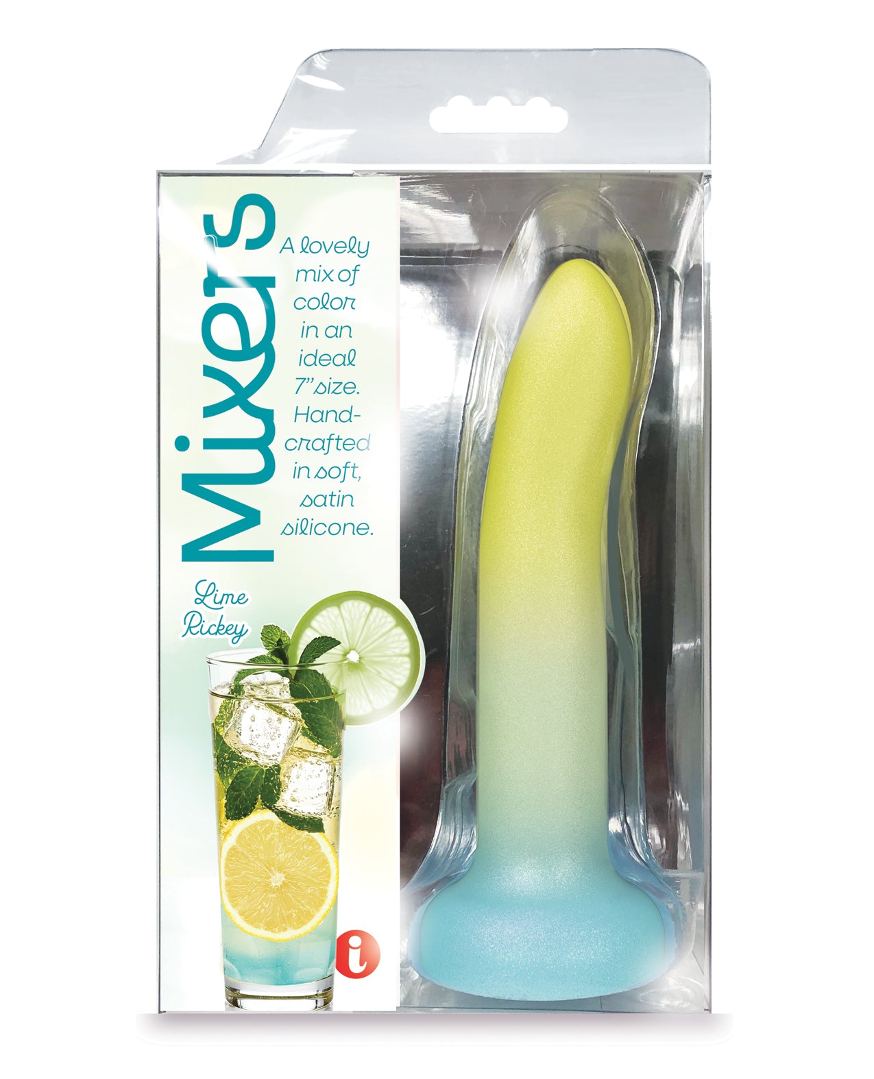 Dildo de silicona de platino premium color lima ombré de 8 pulgadas para adultos