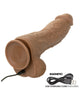 Load image into Gallery viewer, Rechargeable Liquid Silicone Vibrating Pleasure Studs For Men Brown
