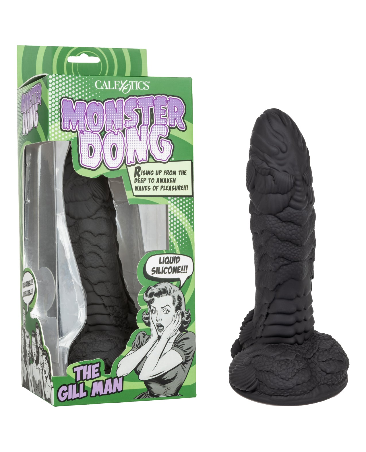 Varita de placer submarina Monster Dong Gill Man de fantasía para hombres
