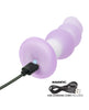 Load image into Gallery viewer, Lavender Haze Beaded Curved Vibrating Anal Probe Sensual
