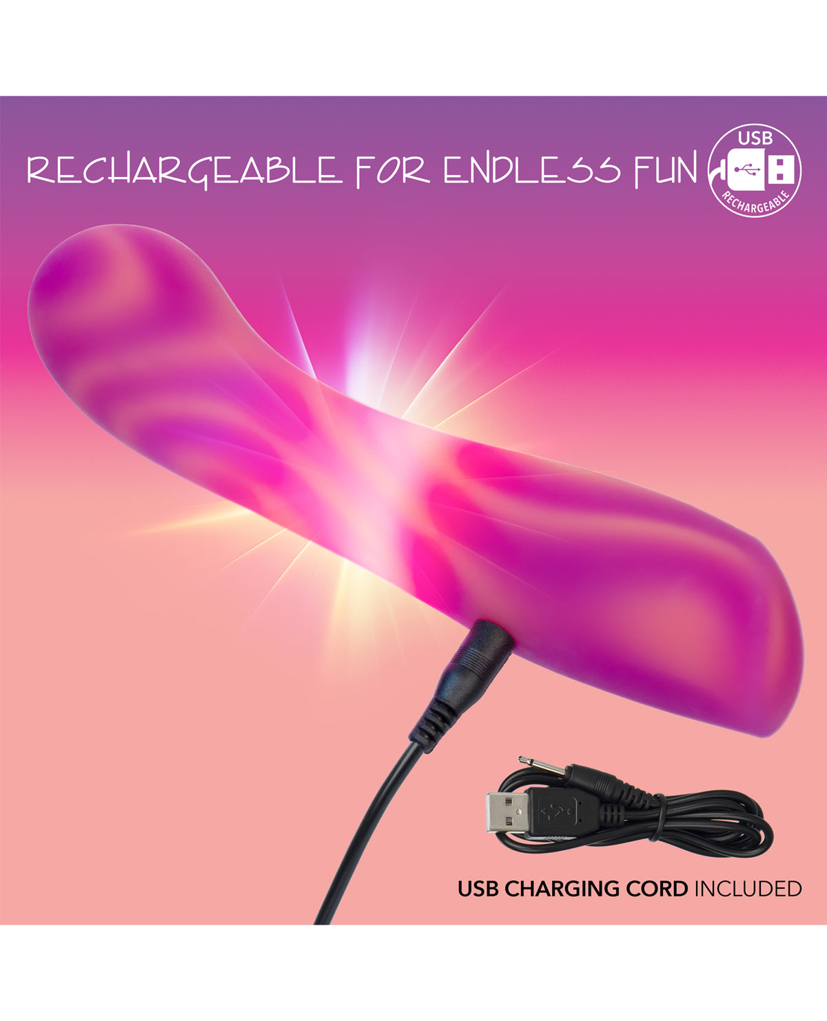 Endless Summer Sunset Seducer LED Light Show Massager For Her