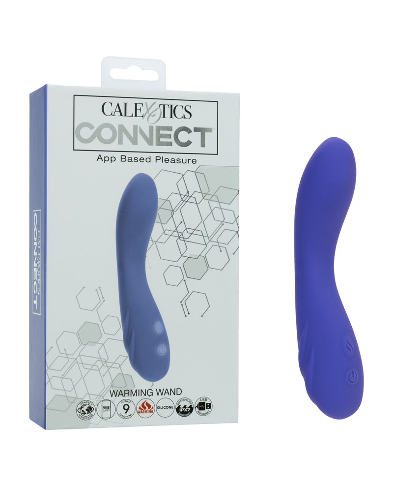 Cargue la imagen en el visor de la galería, Masajeador de placer con calentamiento y control mediante aplicación CalExotics Connect, con modo de calor
