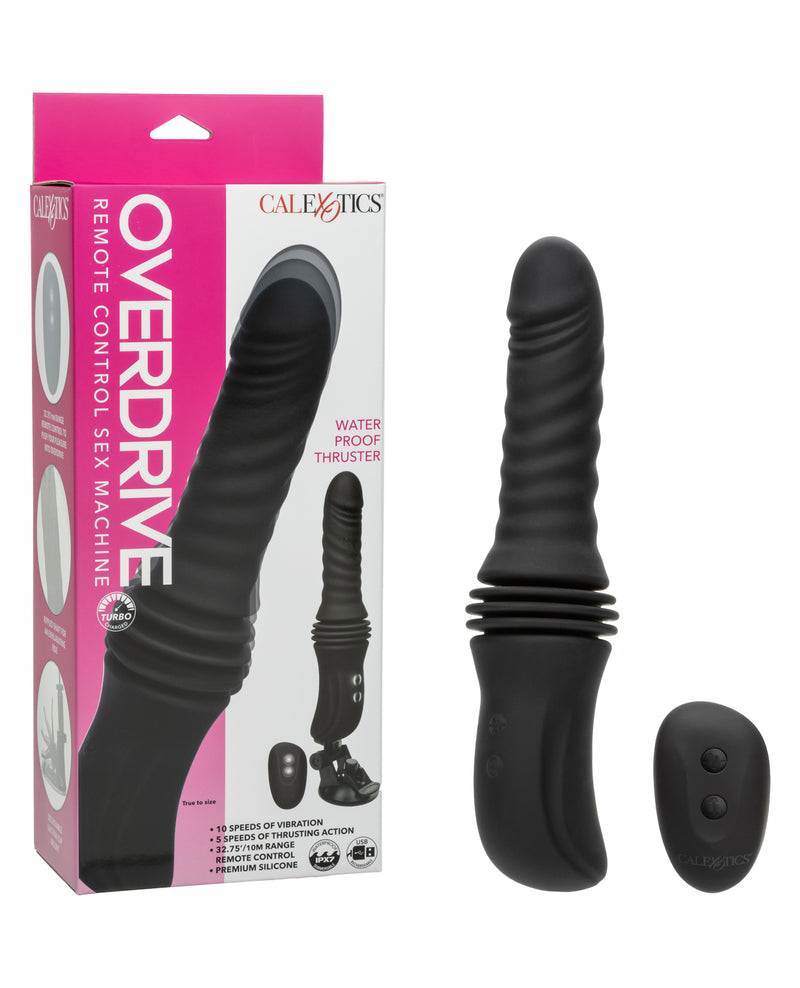 Load image into Gallery viewer, Overdrive Waterproof Thruster Remote Control Sex Machine With Vibrators
