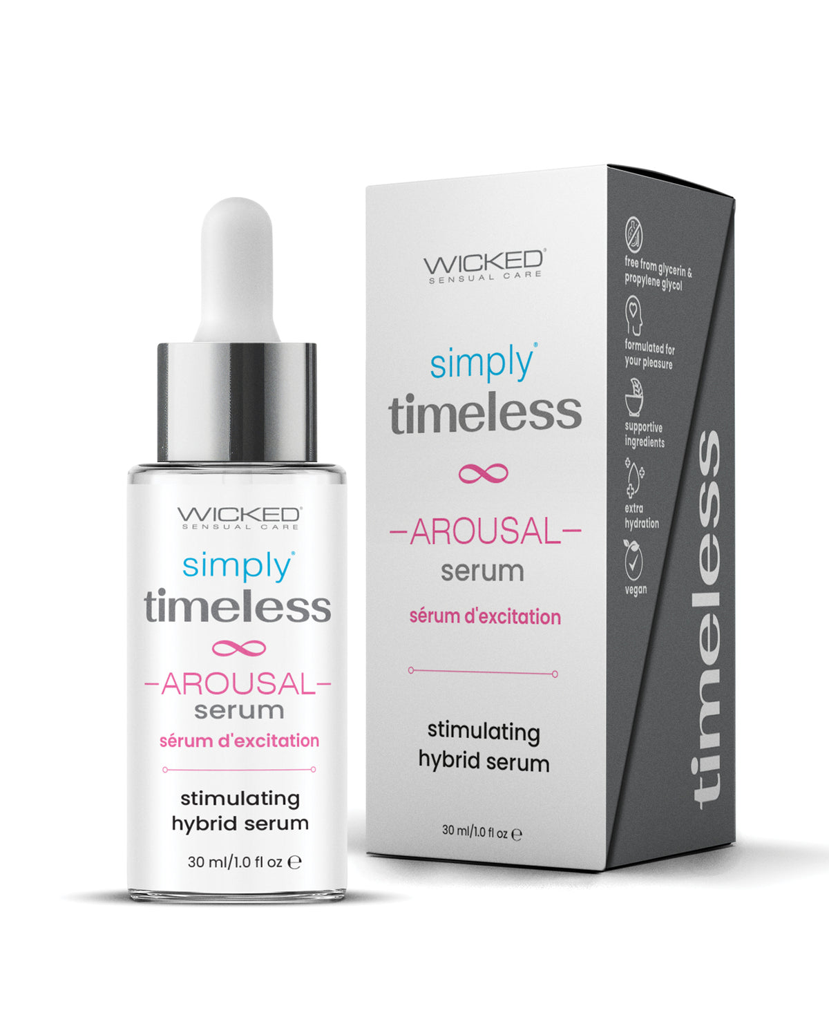 Wicked Sensual Care Simply Timeless verwarmend opwindingsserum 1 Oz