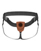 Load image into Gallery viewer, Fantasy Xtensions Elite 6 Inch Vibrating Hollow Silicone Strap On Brown
