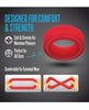 Load image into Gallery viewer, Performance Plus Pursuit Thick Durable Cock Ring Boost Stamina Red
