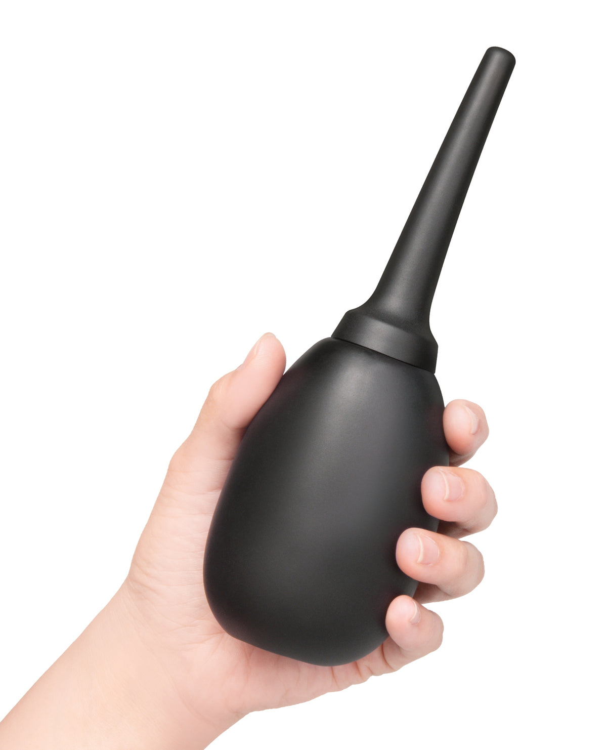 Bvibe Flexible Silicone Anal Douche With One Way Valve And Nozzle