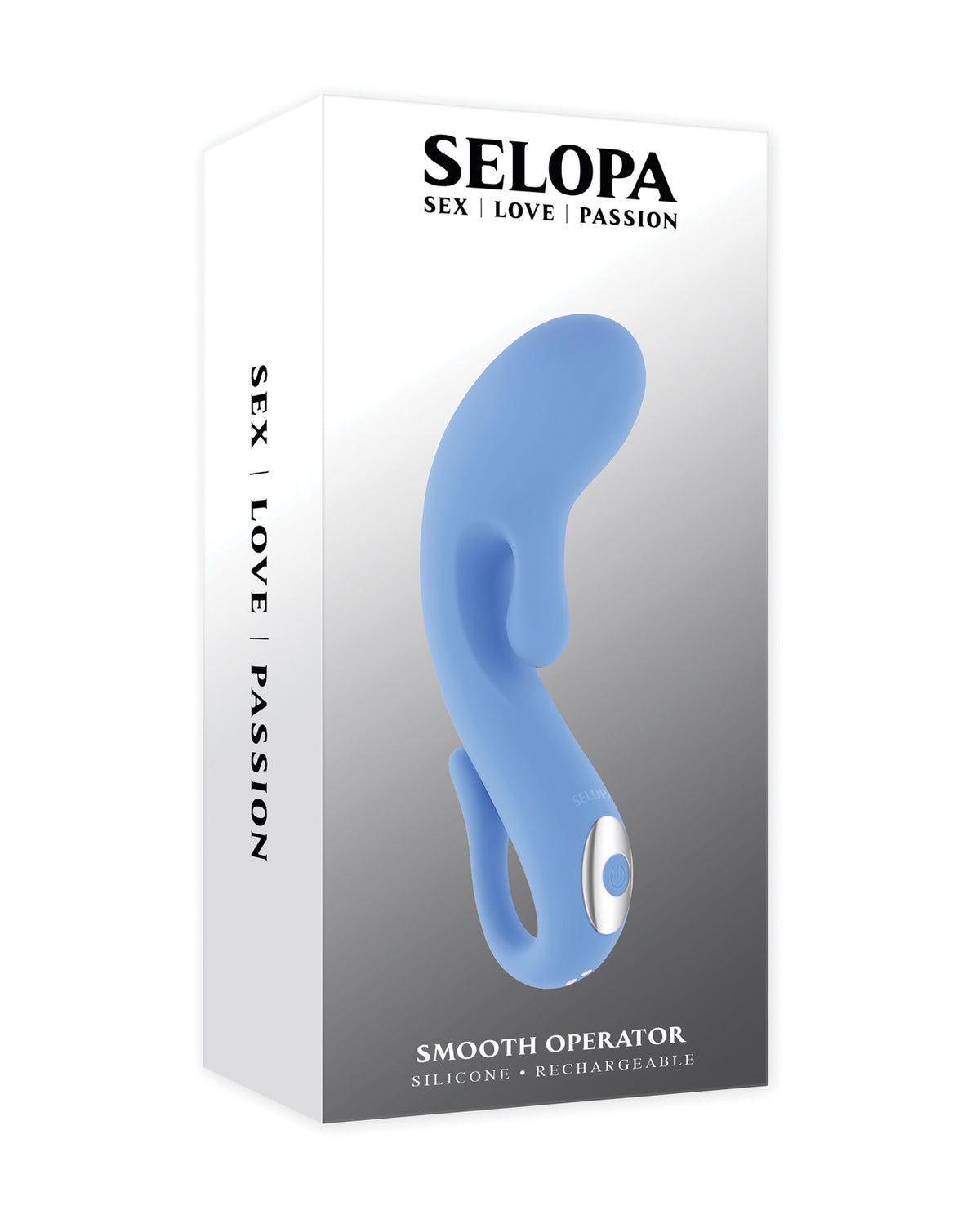 Selopa Smooth Operator Blue G Spot Vibrator With Independent Clitoral Tickler