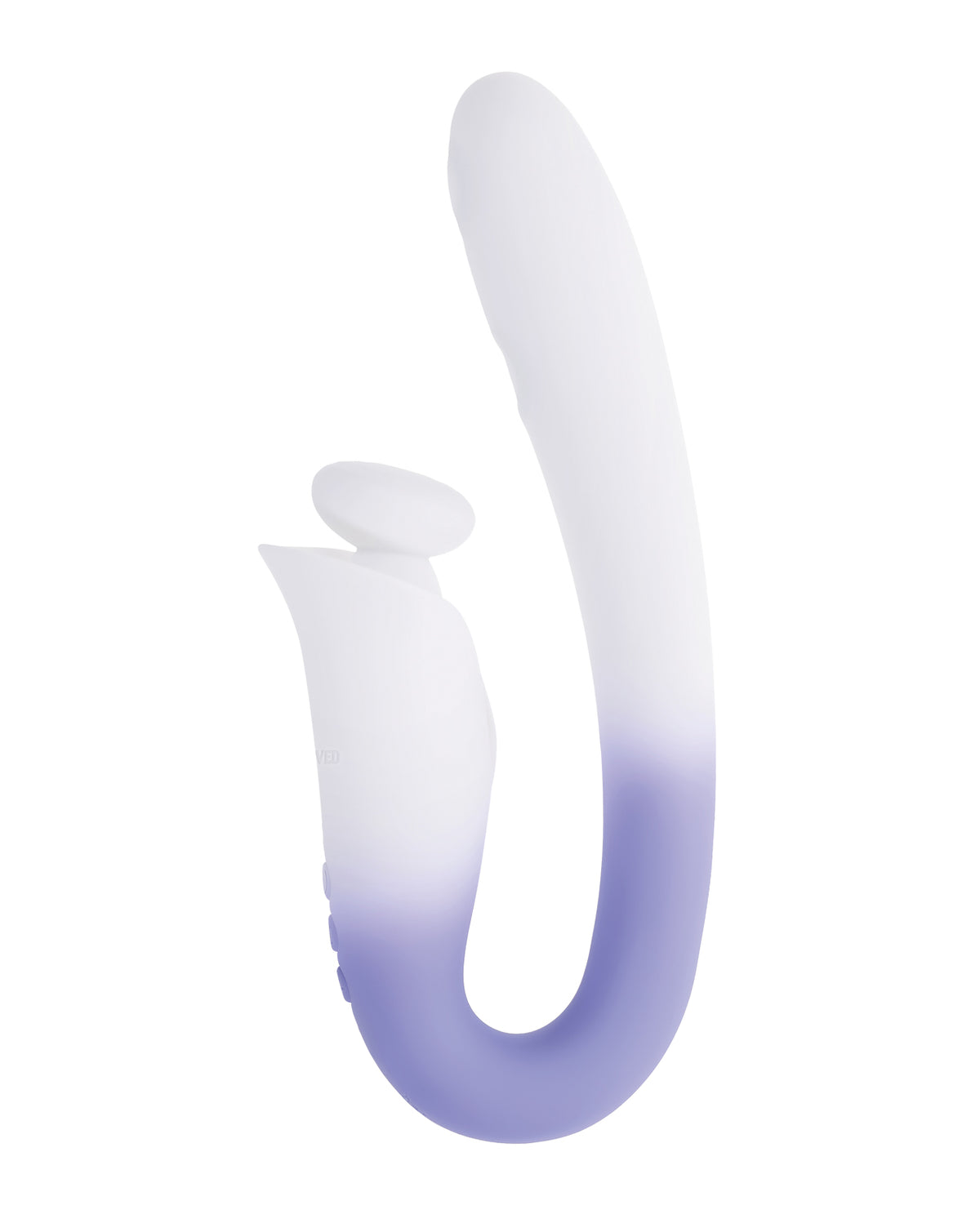 Vibrador de doble acción Evolved con carga por resorte, color lila