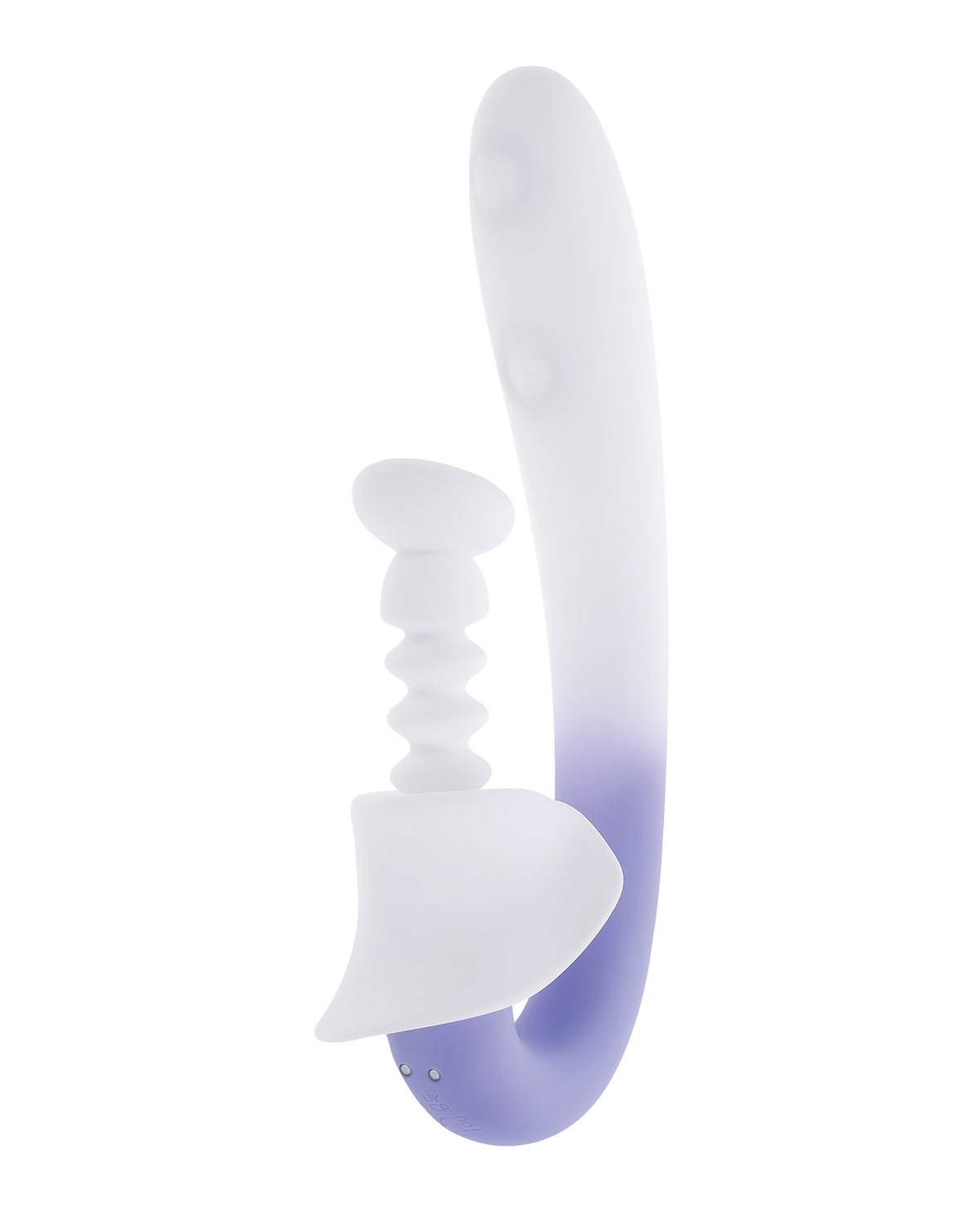Vibrador de doble acción Evolved con carga por resorte, color lila