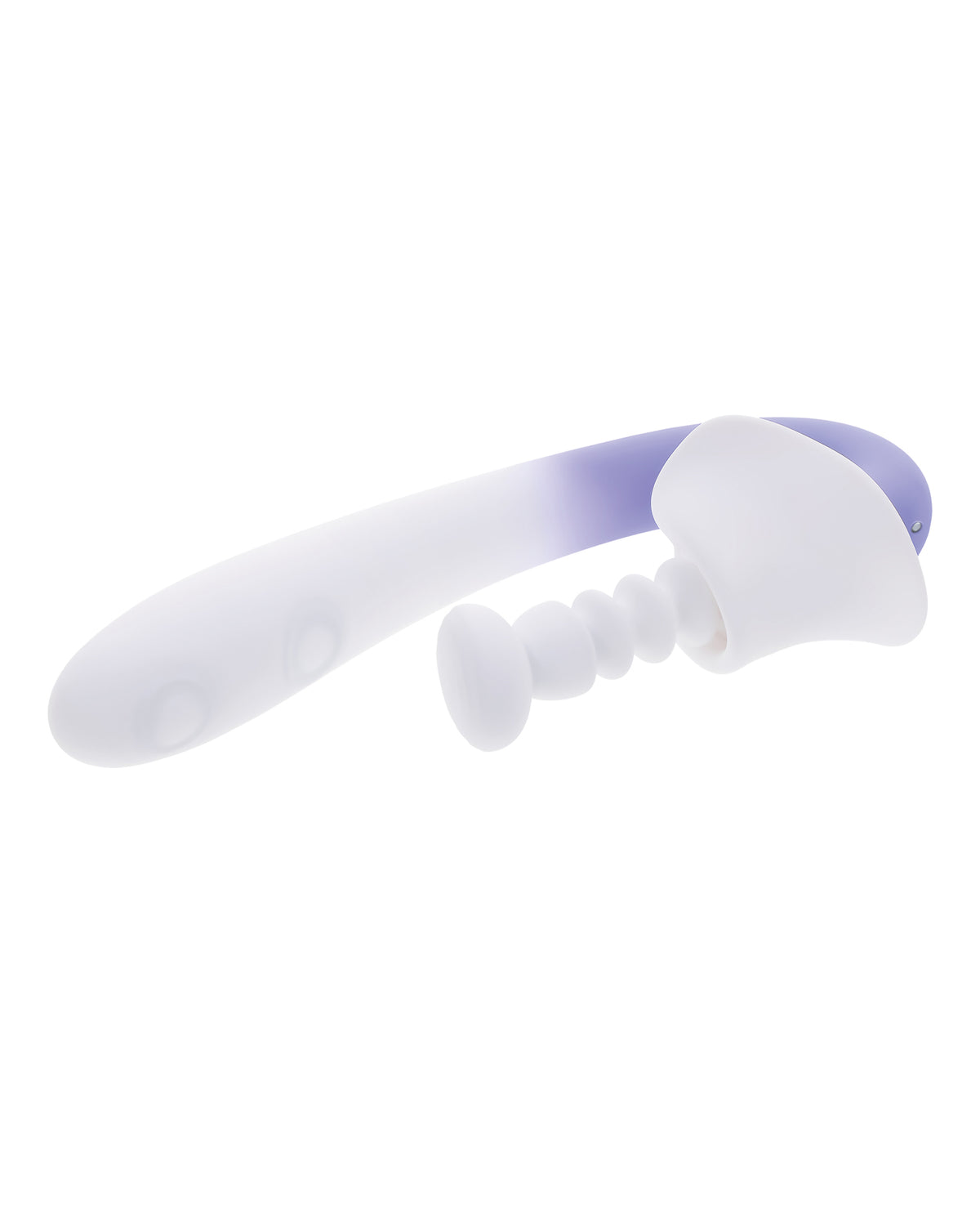 Vibrador de doble acción Evolved con carga por resorte, color lila