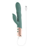 Cargue la imagen en el visor de la galería, Vibrador doble Evolved The Shimmy con eje de empuje y masajeador de clítoris, menta

