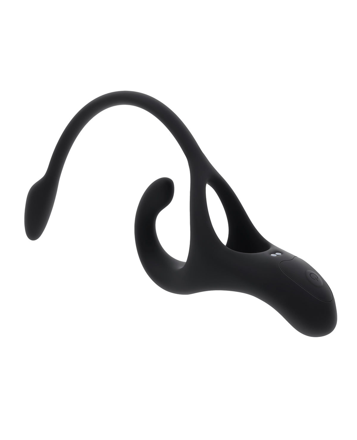 Anillo vibrador para pene de acción doble con control remoto y plug Zero Tolerance