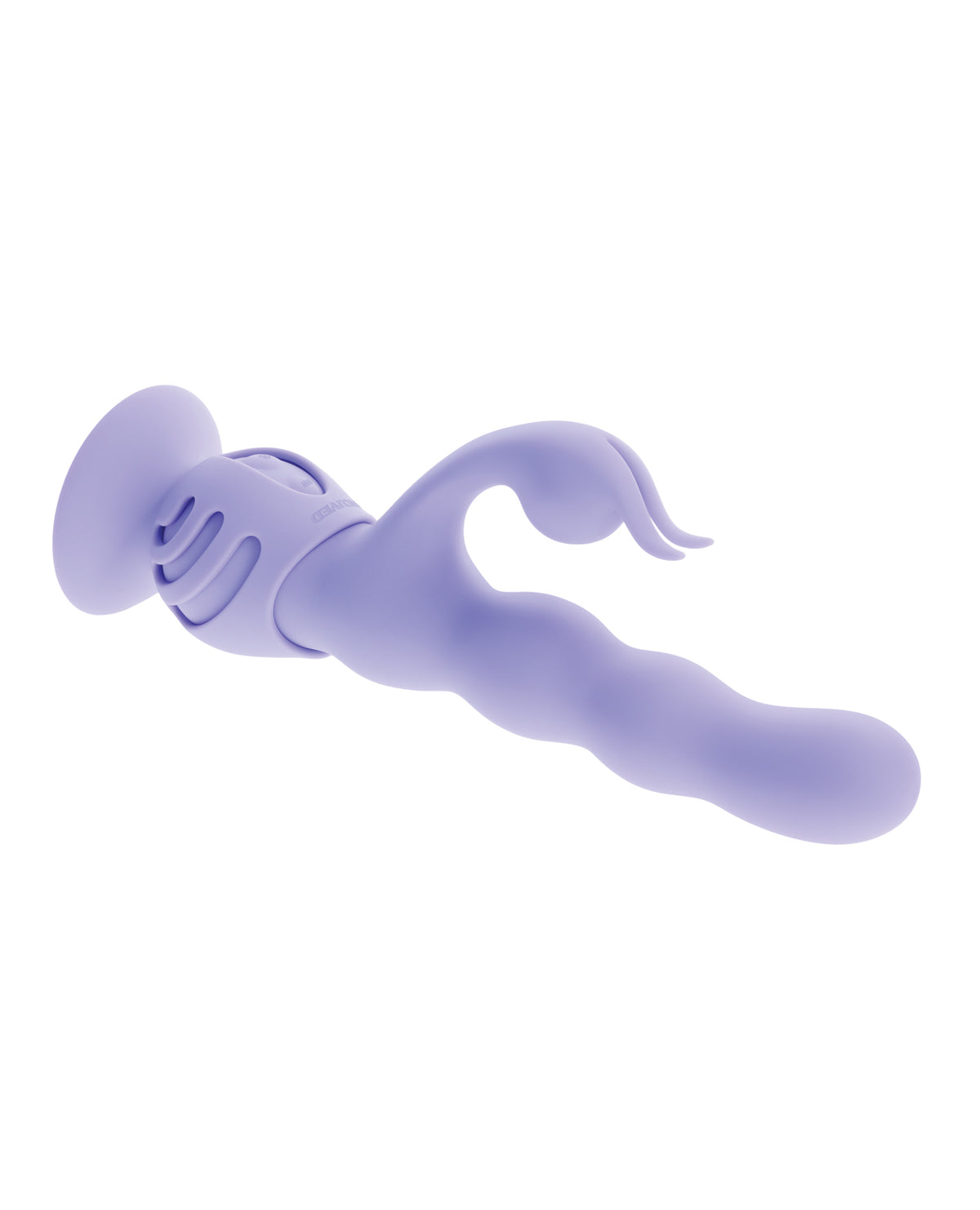 Evolved Wiggly Bunny Purple Vibrating Rabbit Stimulator Wiggling Shaft