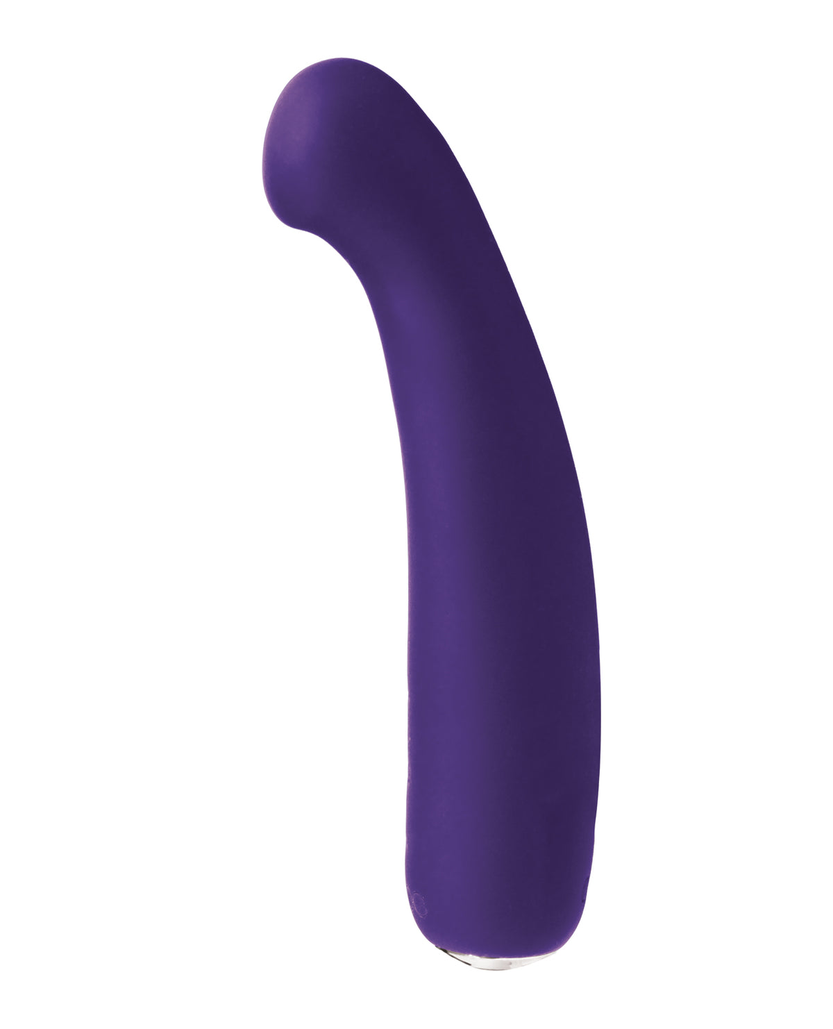 Vibrador de silicona recargable Vedo Gingi con estimulador de punto G, morado