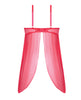 Load image into Gallery viewer, Eden Plus Size Coral Mesh Chemise Slip Dress With Keyhole Lace Trim
