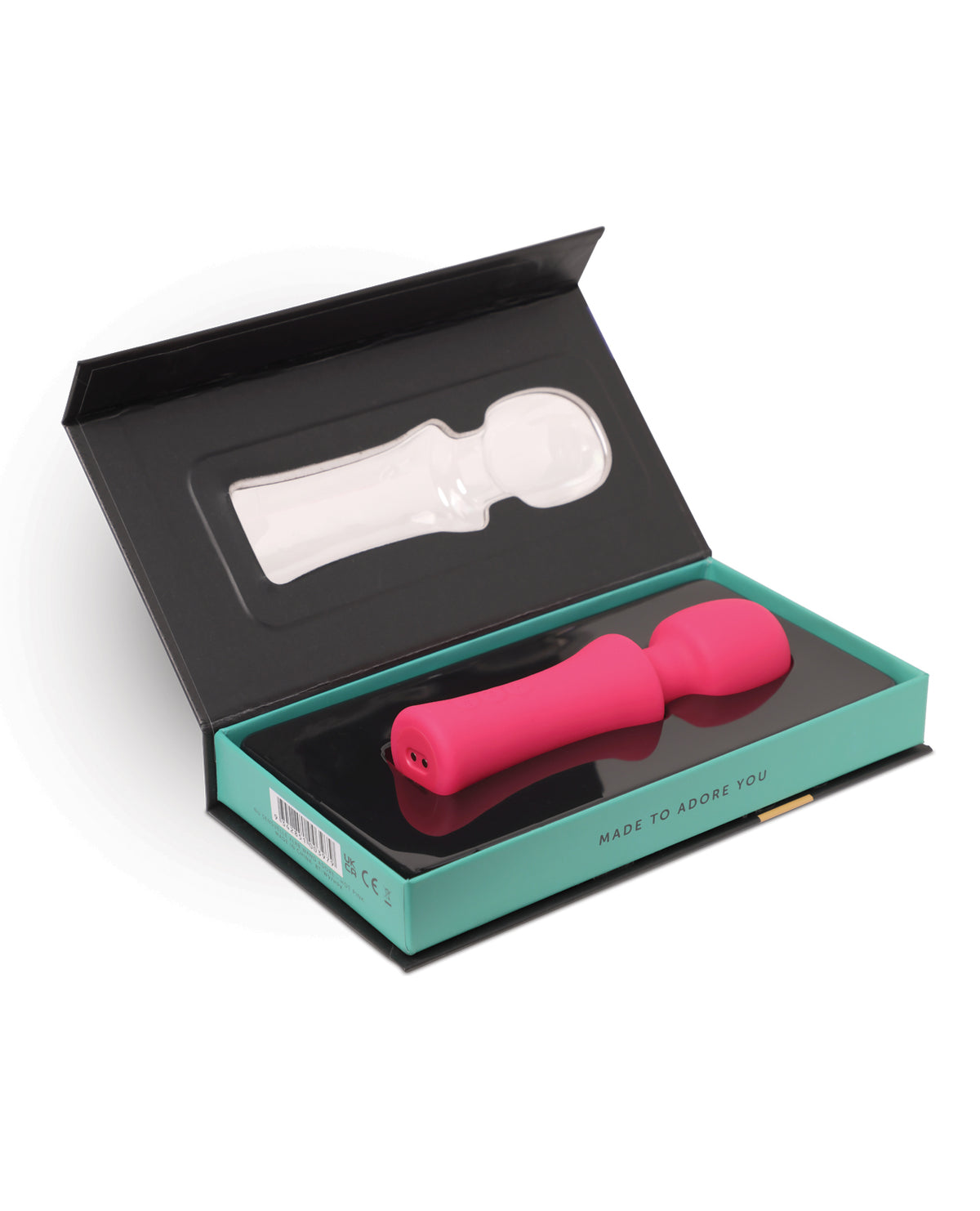 Nu Sensuelle Adore XRL8 θερμαινόμενο μίνι ραβδί, επτά ταχύτητες, έντονο ροζ σιλικόνης