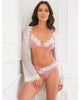 Charger l'image dans la visionneuse de la galerie, Ensemble de lingerie deux pièces Glinda en résille transparente brodée de fleurs
