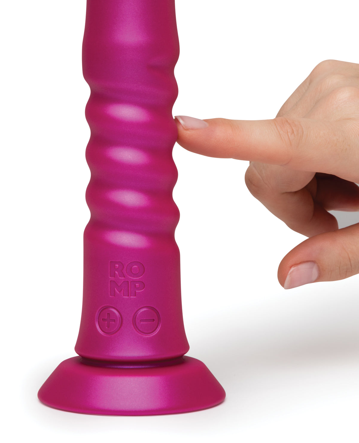 Romp Jiggle Hands Free Thrusting Vibrator For Shower Pleasure