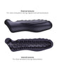 Cargue la imagen en el visor de la galería, Masturbador masculino híbrido 2 en 1 Ryzer Max con funda para el pene, color ciruela negra

