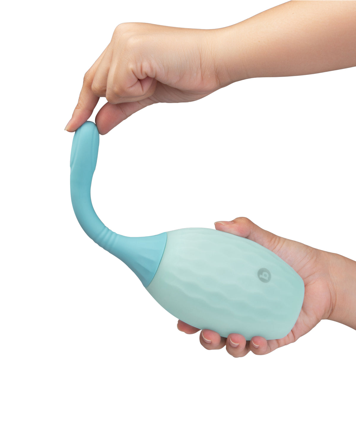 Douche intime en silicone Flexflow B-Vibe pour un nettoyage en profondeur, avec poignée texturée