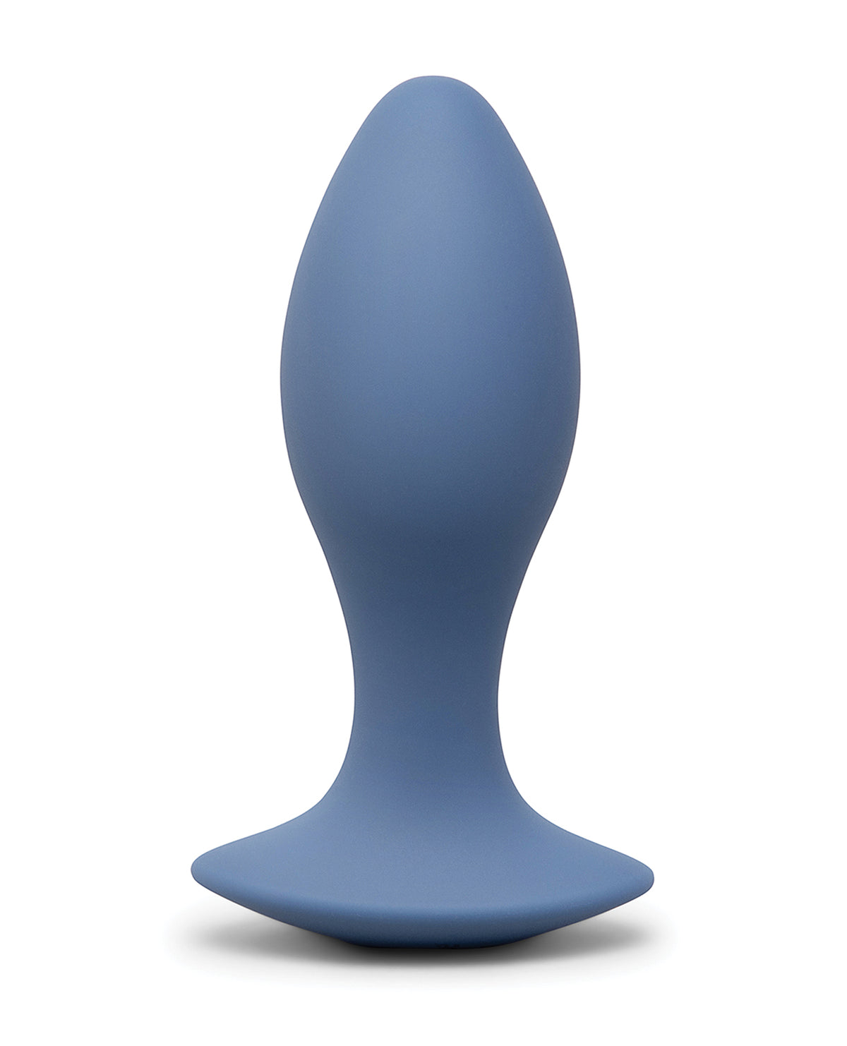 Dop anal vibrator BVibe de 4 Inch din silicon neted, cu bază evazată sigură
