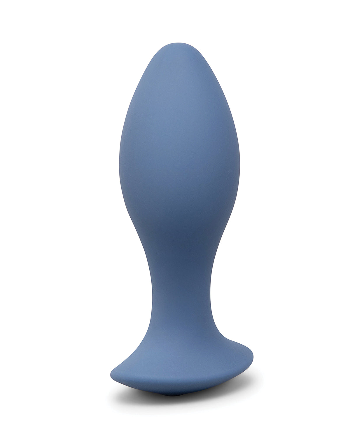 Dop anal vibrator BVibe de 4 Inch din silicon neted, cu bază evazată sigură