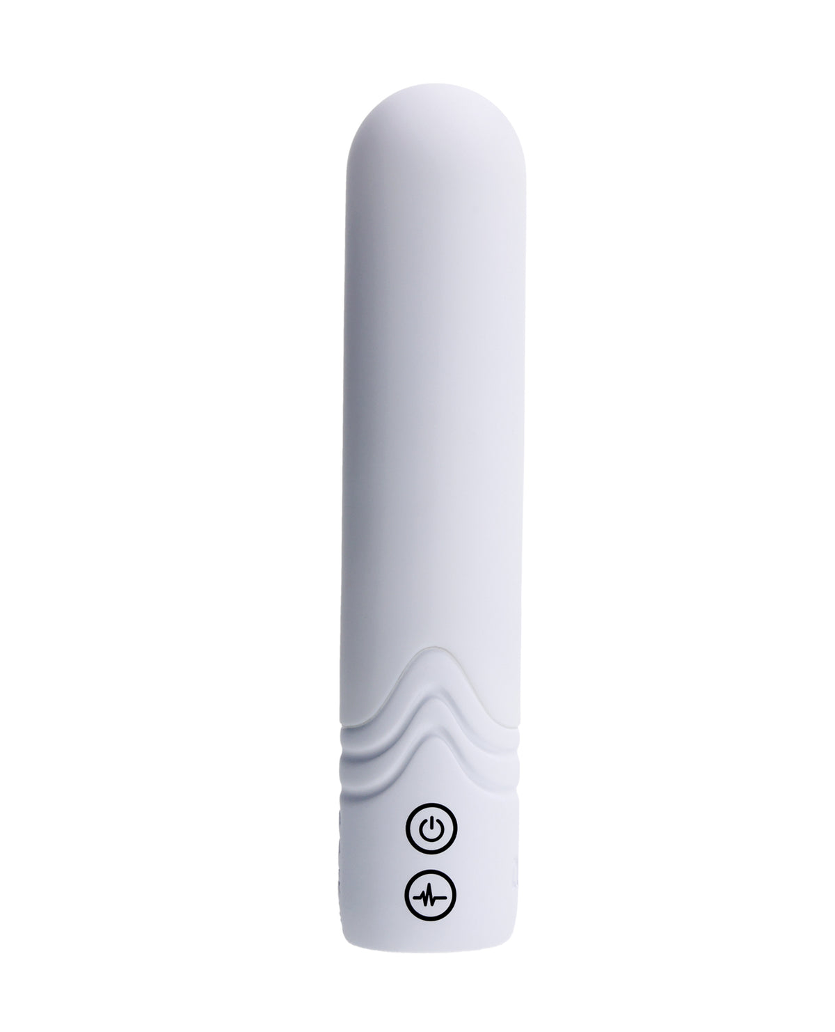 Vibrador tipo bala blanco Paradise Illumination con LED ajustable
