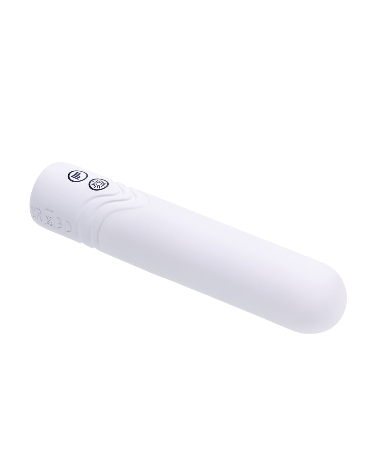 Vibrador tipo bala blanco Paradise Illumination con LED ajustable